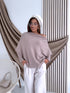 ELYNDI sweater "SYMMETRY 37709" - DARK BEIGE
